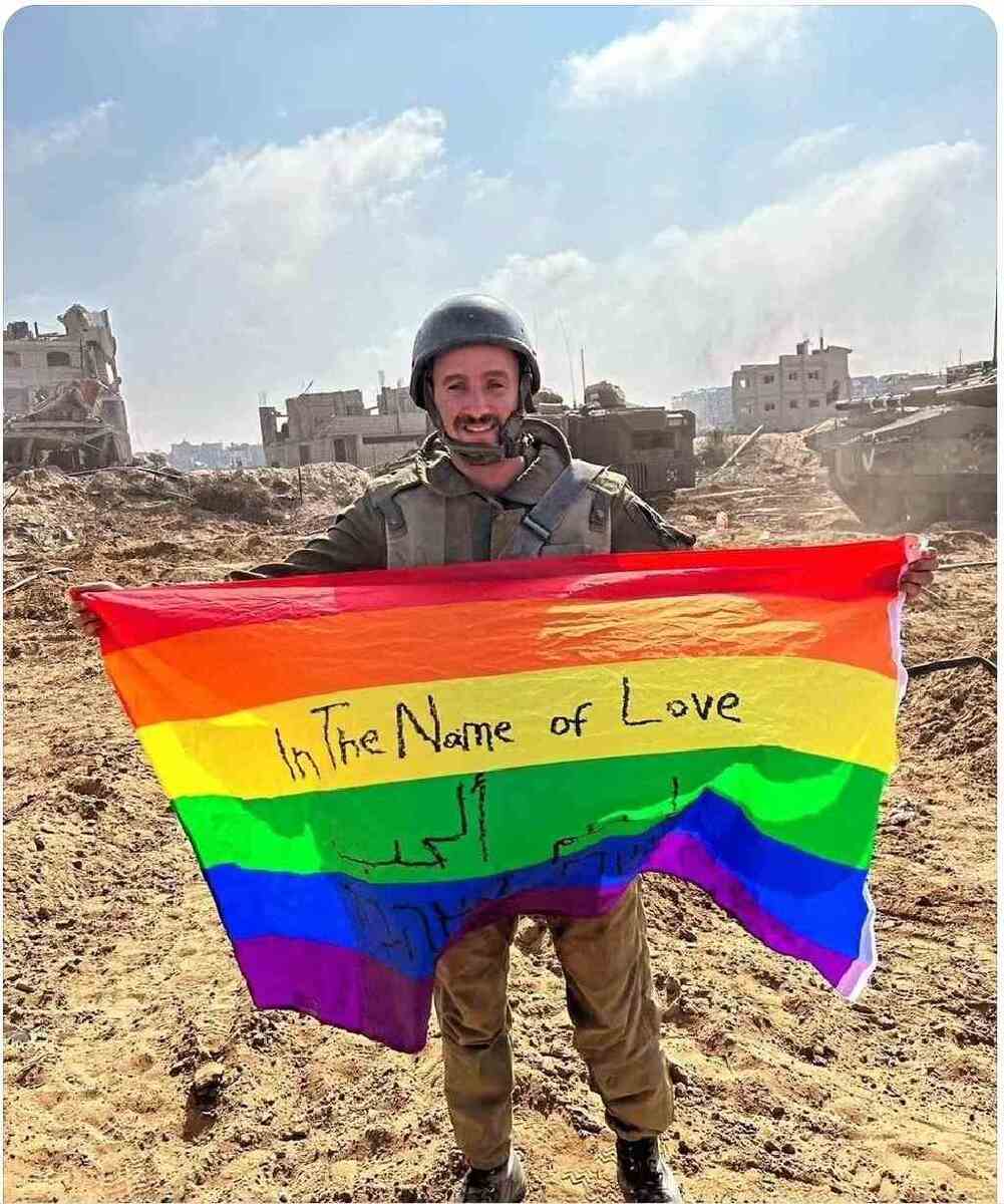 Lavar a imagem de um país ou organização com uma suposta postura de sensibilidade aos direitos LGBTQIA+ -  (crédito: Reprodução/Twitter @eneraldocarneiro)