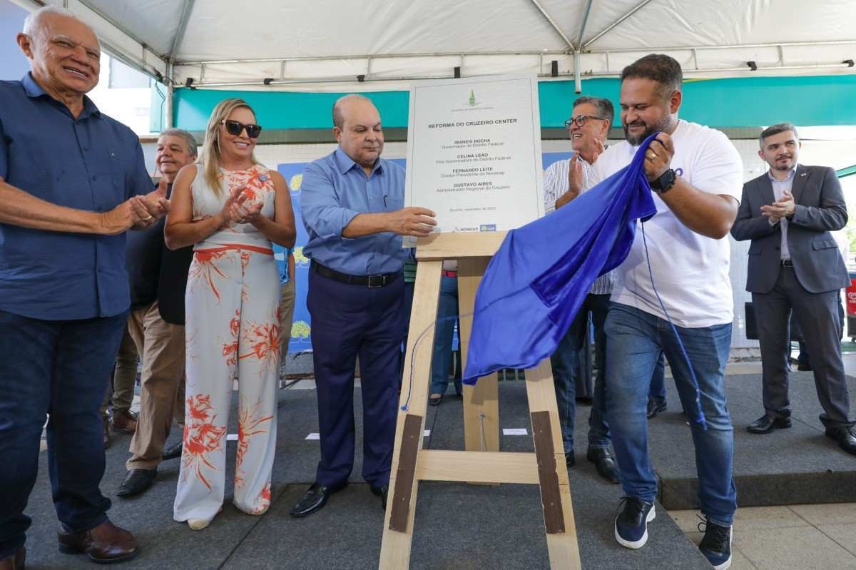 Ibaneis inaugura o projeto de urbanização do Cruzeiro Center 