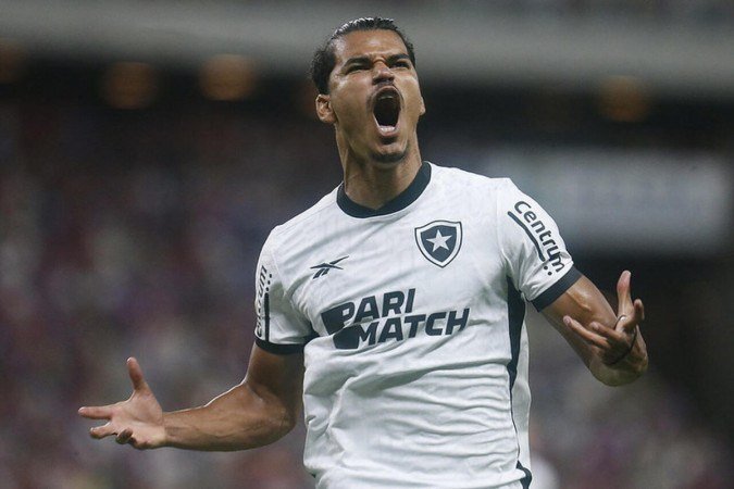 Danilo Barbosa reclama da arbitragem e diz que Botafogo segue na briga pelo título -  (crédito: Jogada10)