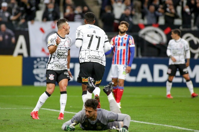 Corinthians vem de cinco vitórias seguidas em cima do Bahia, jogando em casa -  (crédito: Foto: Rodrigo Coca/Agência Corinthians)