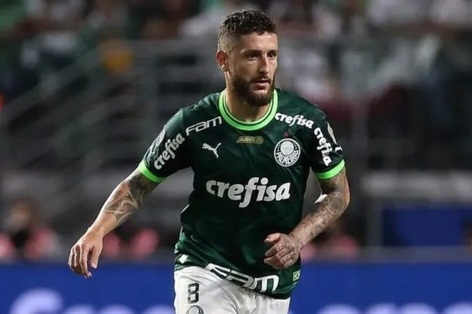 Para Zé Rafael, descanso antes da reta final veio em boa hora -  (crédito: Foto: Cesar Greco/Palmeiras)