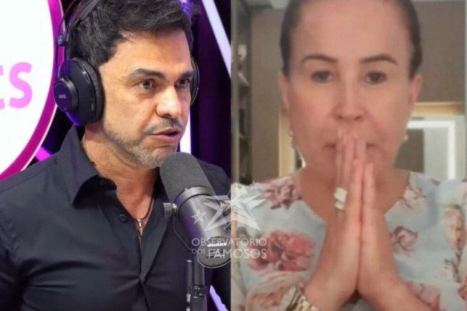 Zezé Di Camargo assume ter traído Zilu Godoi durante casamento: "Eu era bagaceira" -  (crédito: Reprodução/YouTube - Montagem)