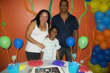 Adauto Pacheco com os pais