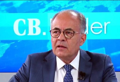  Edison Garcia, presidente da CEB, Ã© o entrevistado do CB.Poder de hoje. -  (crédito:  Reprodução/Tv Brasilia)