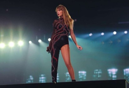 Taylor Swift na The Eras Tour -  (crédito: Reprodução/Instagram @taylorswift)