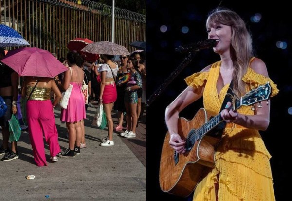 Tércio TEIXEIRA/AFP; Reprodução/Instagram @taylorswift