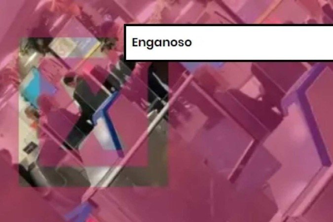 Vídeo publicado nas redes sociais mostra o presidente do STF, Luís Roberto Barroso, sendo hostilizado por um grupo de pessoas em aeroporto. - (crédito: Reprodução/Projeto Comprova) Vídeo publicado nas redes sociais mostra o presidente do STF, Luís Roberto Barroso, sendo hostilizado por um grupo de pessoas em aeroporto. - (crédito: Reprodução/Projeto Comprova)