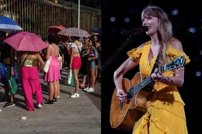 Fã de Taylor Swift joga sal grosso no Allianz Parque antes de shows da  cantora