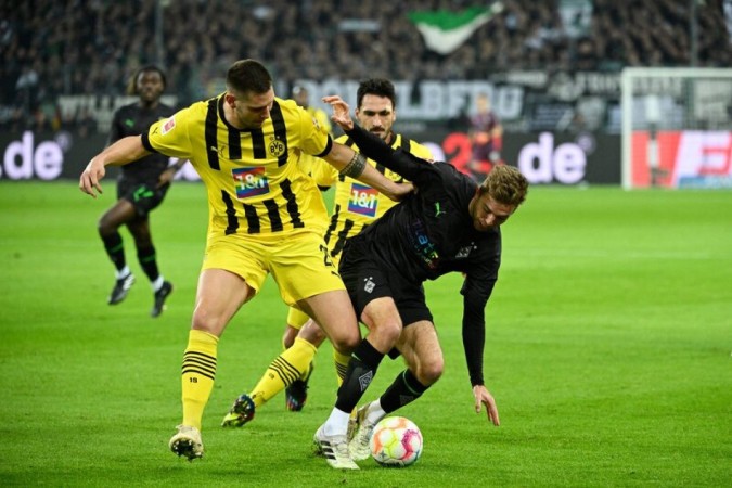 Dortmund e Mönchengladbach fizeram jogos emocionantes na temporada passada -  (crédito: Foto: Ina Fassbender/AFP via Getty Images)