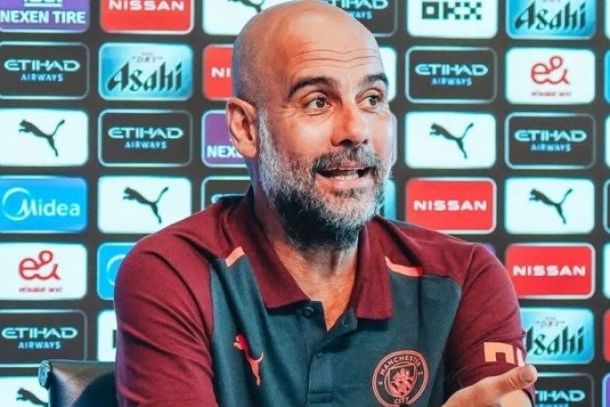 Guardiola tem vencimentos de aproximadamente 22,4 milhões de euros por ano. Foto: Divulgação / Man. City