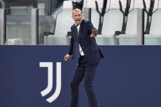 Massimiliano Allegri aparece na sexta posição, com vencimentos de aproximadamente 12,8 milhões de euros por ano na Juventus. Foto: Divulgação / Juventus