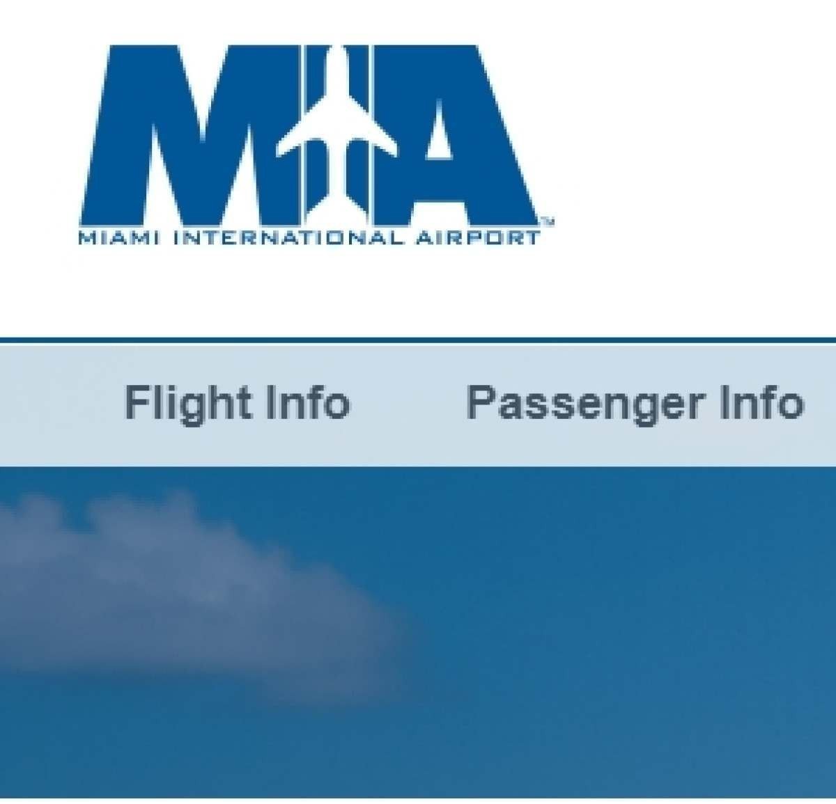 logotipo do aeroporto de Miami