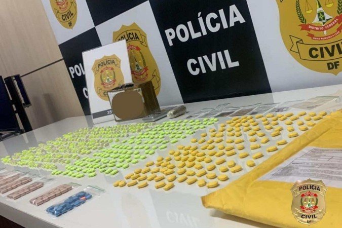 35ª DP (Sobradinho 2) prende autor de tráfico ilícito de drogas interestadual - (crédito: PCDF/Divulgação) 35ª DP (Sobradinho 2) prende autor de tráfico ilícito de drogas interestadual - (crédito: PCDF/Divulgação)