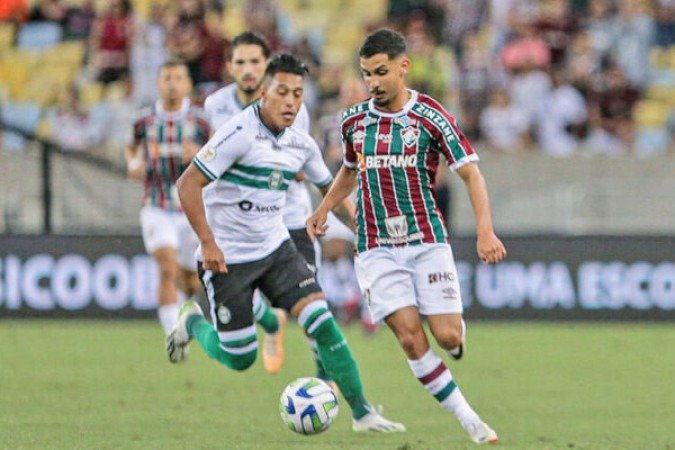 Coritiba: A equipe paranaense fazia um bom primeiro tempo e até incomodava o Fluminense com boa atuação de Sebastián e Bruno Gomes, mas sofreu um gol. Na etapa final, Jesé Rodríguez descontou, mas não evitou o rebaixamento. Foto: Lucas Merçon/Fluminense FC