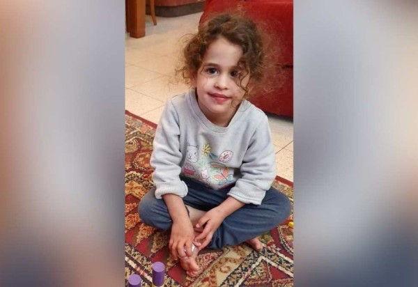 Abigail Edan, de 4 anos, foi libertada pelo Hamas -  (crédito: Arquivo pessoal)
