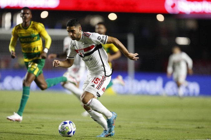 São Paulo não é efetivo diante do Cuiabá e tropeça no Morumbi -  (crédito:  Paulo Pinto)