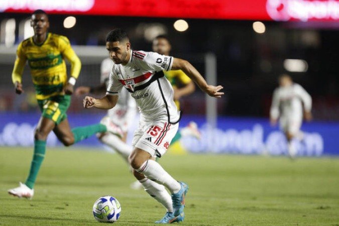 10º São Paulo - 47 pontos - Zero chance de título, Já classificado para a Libertadores como campeão da Copa do Brasil, 0,03% risco de rebaixamento - Foto: Paulo Pinto / São Paulo FC
