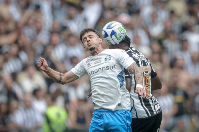 5º Grêmio - 59 pontos - 1,7% de chance de título, 99,6% chance de Libertadores zero risco de rebaixamento - Foto: Pedro Souza / Atlético