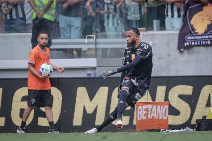 EVERSON - Teve pouco trabalho. A bola mais perigosa foi na trave - NOTA 6,0 - . Foto: Pedro Souza / Atlético