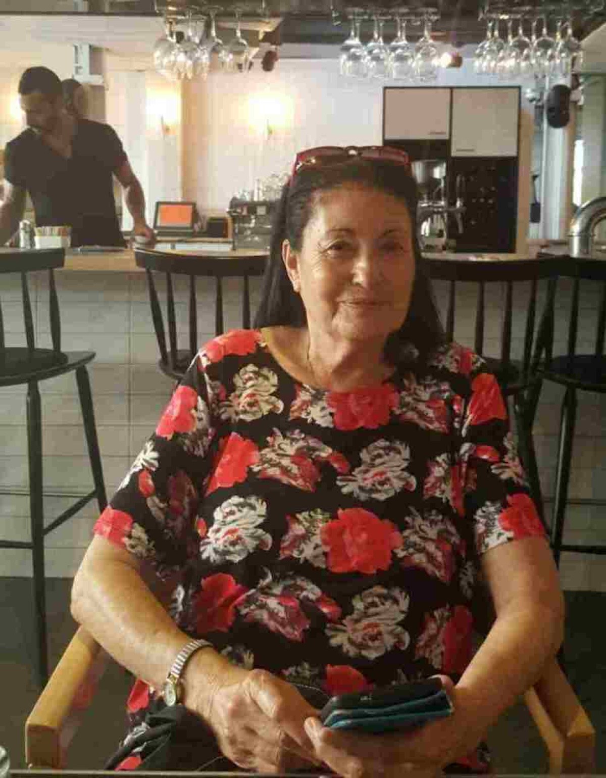 Elma Avraham, 84 anos, sequestrada do kibbutz de Nahal Oz