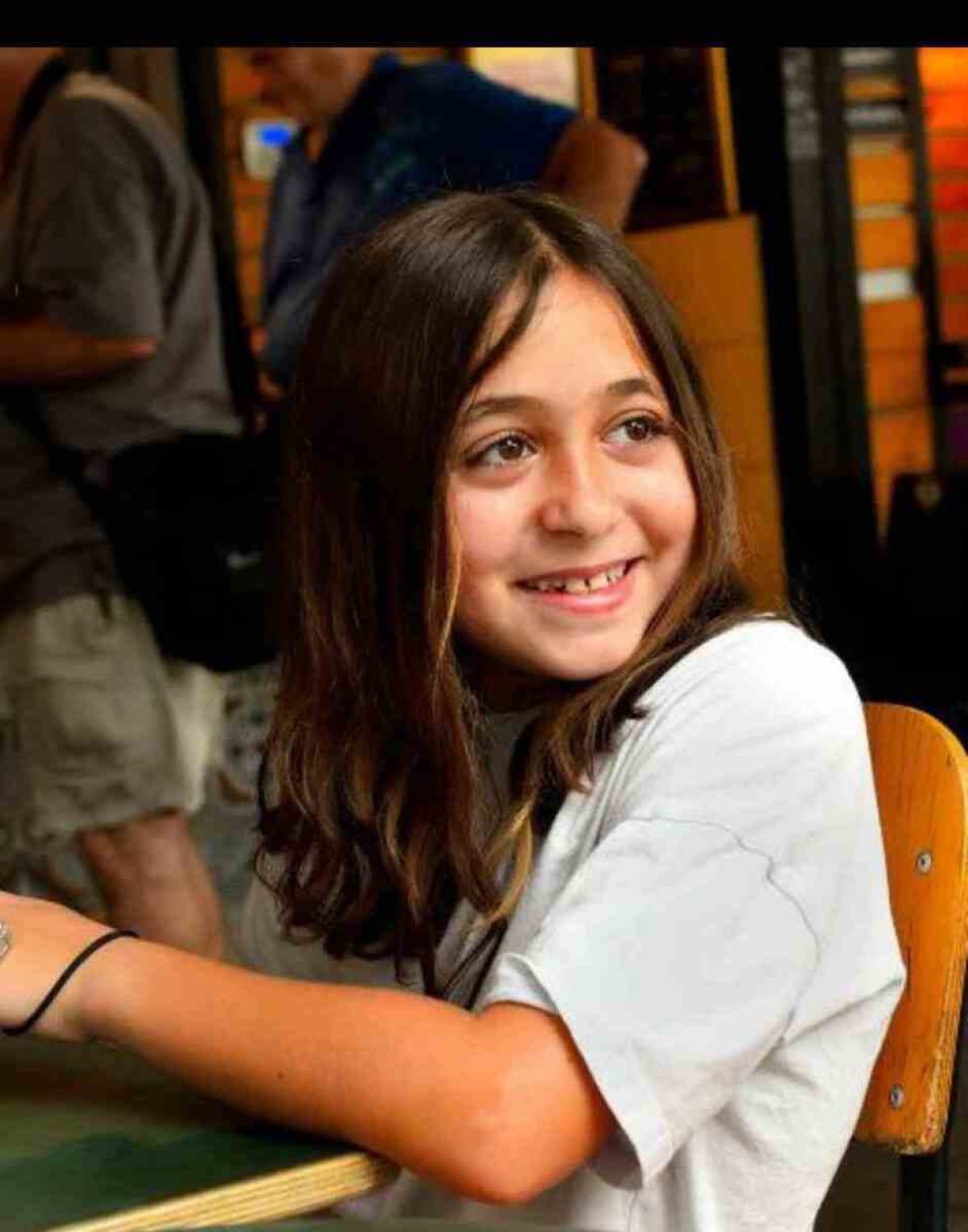 Ofri Brodutch, 10, sequestrada do kibbutz de Kfar Aza