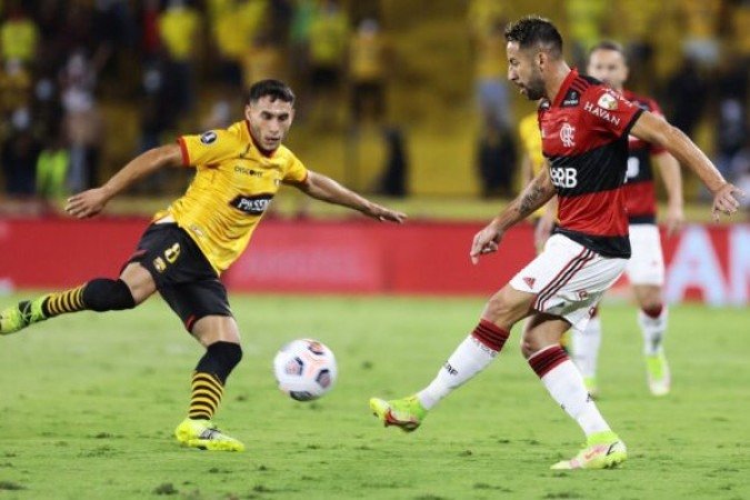 Barcelona (Equador) - classificado por ser melhor colocado na tabela geral da temporada. Divulgação/Conmebol Libertadores