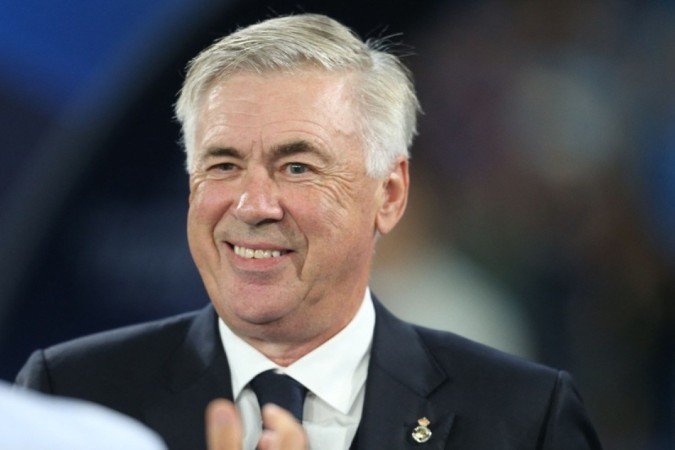 Carlo Ancelotti está no Real Madrid desde 2021 -  (crédito: Foto: Carlo Hermann/AFP via Getty Images)
