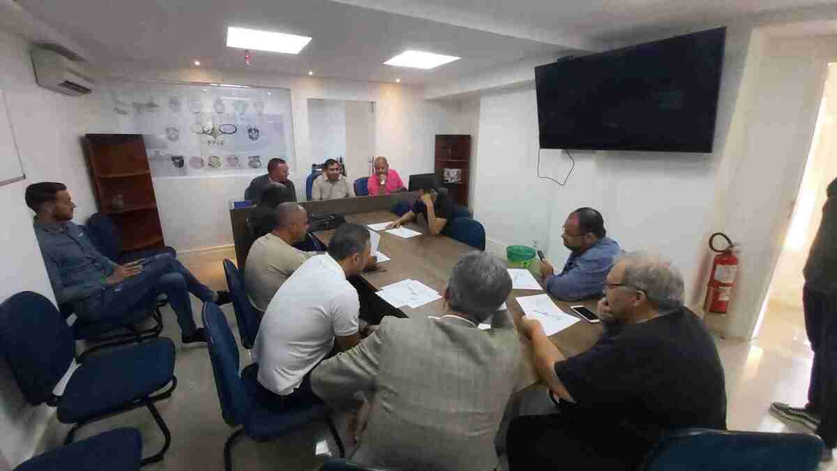 Assembleia Geral Ordinária (AGO) foi realizada na sede da Federação de Futebol do Distrito Federal (FFDF) de forma presencial, na última segunda-feira (27/11) -  (crédito: Federação de Futebol do Distrito Federal (FFDF))