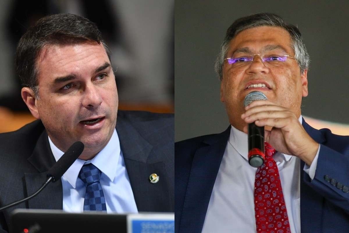 Flávio Bolsonaro sobre receber Dino: 'Não tenho o que falar com ele'