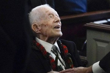 Carter, de 99 anos, recebe cuidados paliativos desde fevereiro       -  (crédito: Getty Images via AFP)