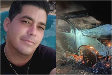 O carro de José Françoaldo Leite Nóbrega foi encontrado carbonizado no Paranoá -  (crédito: Material cedido ao Correio)
