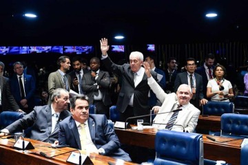 Senadores decidiram sobre a matéria em votação simbólica e mantiveram o texto deliberado pela Câmara -  (crédito: Roque de Sá/Agência Senado)