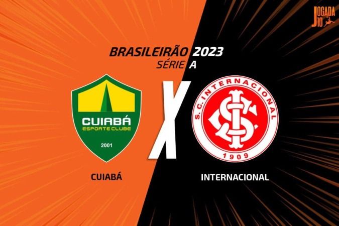 Cuiabá x Internacional: onde assistir, escalações, arbitragem -  (crédito: Jogada10)