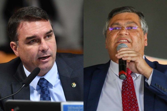 Flávio Bolsonaro sobre receber Dino: Flávio Bolsonaro sobre receber Dino: