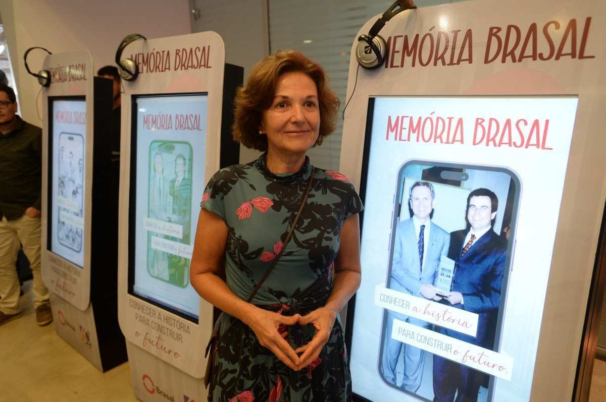 Lygia Rodrigues, historiadora da Grifo Projetos Históricos e Editoriais Grifo Projetos nos 60 anos da Brasal