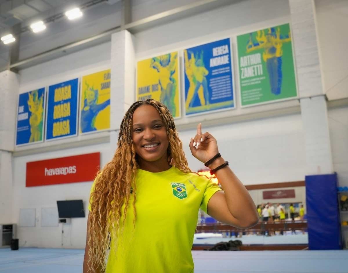 Rebeca Andrade conquistou cinco medalhas na &uacute;ltima edi&ccedil;&atilde;o do Mundial