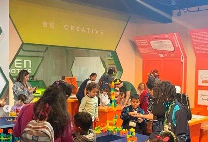 Confira a seguir espaços no Brasil que oferecem atividades pedagógicas e lúdicas para crianças -  (crédito: Reprodução/Instagram do Museu da Imaginação)