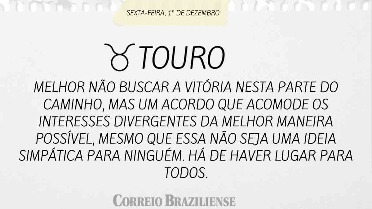 TOURO | 1º DE DEZEMBRO