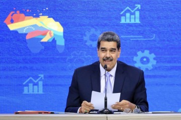 O governo de Maduro quer alterar a fronteira atual com a Guiana e demarcá-la mais à frente, diminuindo em 70% o tamanho do país vizinho -  (crédito:  AFP)