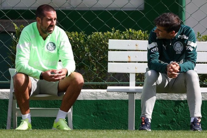 Abel não se manifesta após sondagens e gera indefinição no Palmeiras -  (crédito:  CESAR GRECO)