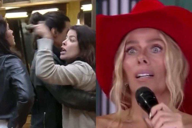 Barraco entre Nadja e Jaquelline marcou a noite de eliminação de Kally Fonseca - (crédito: Reprodução Playplus) Barraco entre Nadja e Jaquelline marcou a noite de eliminação de Kally Fonseca - (crédito: Reprodução Playplus)