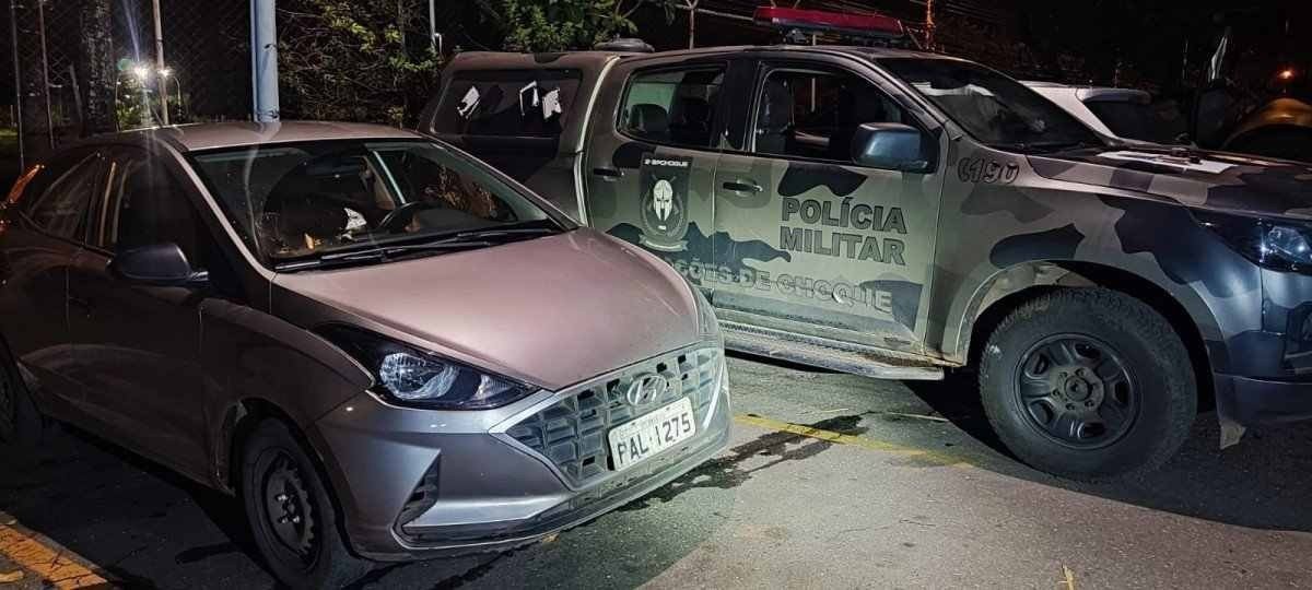 O carro da vítima foi recuperado pela polícia