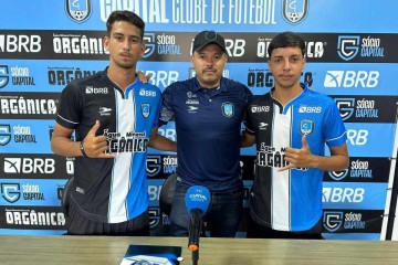 O zagueiro Lucas Eduardo e o meia Felipinho foram os destaques do Campeonato Candango Sub-17, na campanha invicta do Capital -  (crédito: CapitalCF/Divulgação)