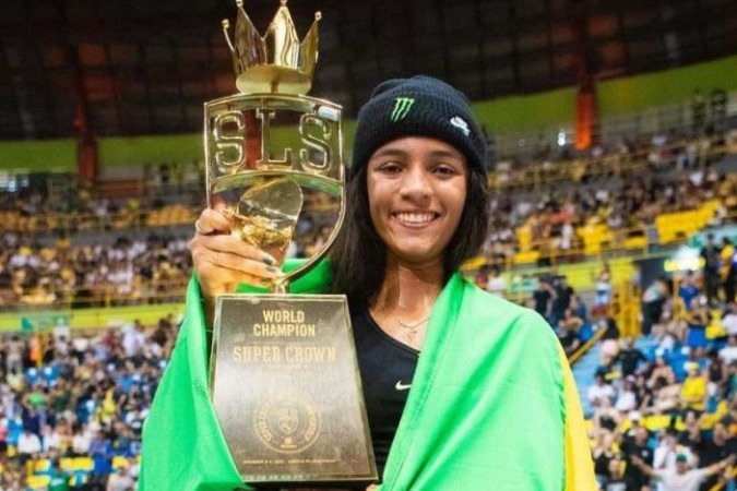 Rayssa Leal conquista bicampeonato da SLS -  (crédito: Instagram/ SLS/ reprodução)