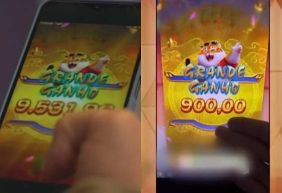 O jogo funciona como um casino virtual e é amplamente promovido por influenciadores nas redes sociais -  (crédito: Reprodução/TV Globo/Fantástico)