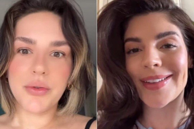 Kéfera Buchmann e Gkay
- (crédito: Reprodução Instagram) Kéfera Buchmann e Gkay
- (crédito: Reprodução Instagram)