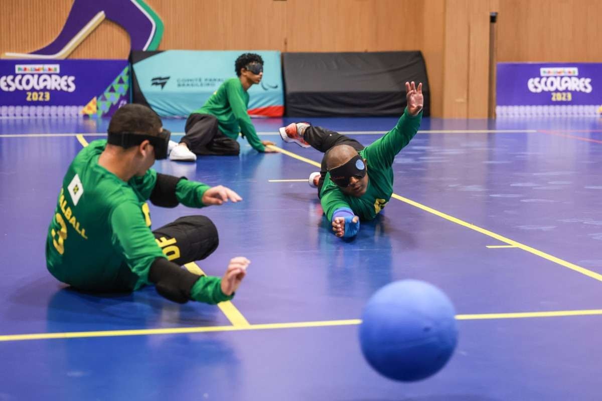 Estudantes do DF se destacaram no goalball nas Paralimpíadas