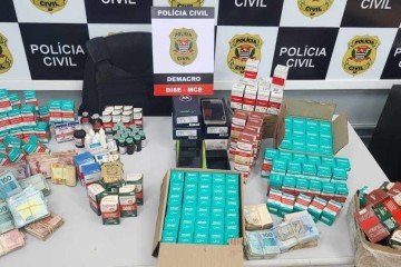 PCDF cumpriu 23 mandados de busca e apreensão em residências e comércios ligados à organização criminosa. Ordens judiciais foram cumpridas em São Paulo, no Rio de Janeiro e em Brasília -  (crédito: PCDF/Divulgação)