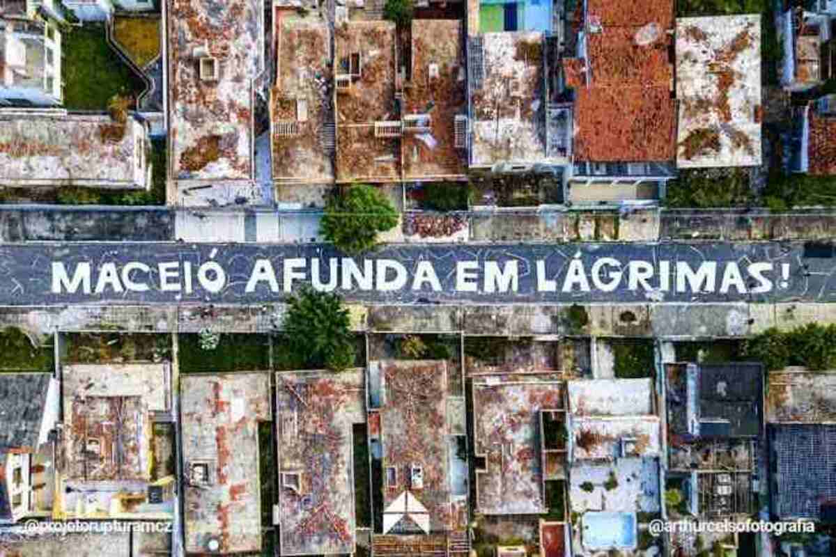 Velocidade de afundamento do solo de Maceió sobe após dias de queda