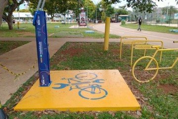 Bicifix do Parque da Cidade Dona Sarah Kubitschek está disponível nos estacionamentos 10 e 13 -  (crédito: Divulgação/SEL-DF)